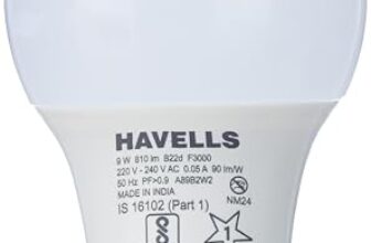 Havells 9W LED Bulb (Warm White, 3000K)