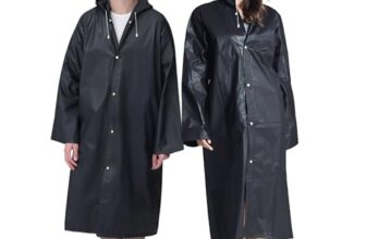 Rain Ponchos for Adults, Reusable Raincoats for Women Men, Emergency Rain Jacket with Hood for Disney Camping Hiking Outdoor