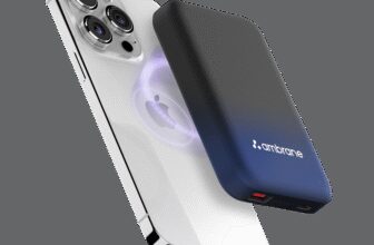 Ambrane 10000 mAh 22.5 W Wireless With MagSafe Slim Pocket Size Power Bank(Blue, Lithium Polymer, Fast Charging, Power Delivery 3.0, Quick Charge 3.0 for Earbuds, Mobile, Smartwatch, Tablet)