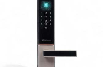 Godrej Locks Digital Lock I Advantis GSL D1 Lock for Main Door I7 Access Mode I Fingerprint I RFID I PIN Code I NFC I Bluetooth I Mechanical Key I Wi-Fi I VDP Compatible I Vegas Gold Finish|3Yrs Warranty Smart Door Lock(Grey)
