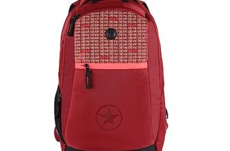 Gear Rockstar 34L Large Water Resistant School/Casual 5 Compartment Backpack/Daypack/Travel 5 Compartment Backpack/Kids/College Bag for Boys/Girls/Men/Women (Maroon)