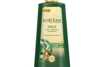Kesh King Gold Anti Hairfall Shampoo, Reduces Hair Fall, Makes Hair Strong, Strengthens, Nourishes & Conditions, For Soft, Smooth & Voluminous Hair, for Men and Women, 600 ml