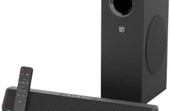 GOVO Gosurround 600 90 W Bluetooth Soundbar(Platinum Black, 2.1 Channel)