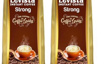 Levista Strong Instant Coffee (200 Gram Pouch) (Pack of 2)