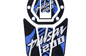 Detachi Waterproof Tank Pad Sticker Fuel Cap Scratch Protector Compatible with All Pulsar NS 200 (Dark Blue)
