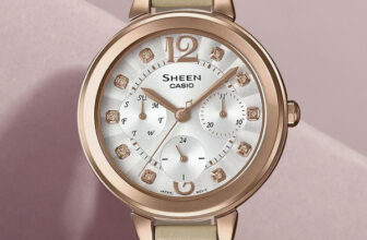 CASIO SHE-3048PGL-7BUDR Sheen ( SHE-3048PGL-7BUDR ) Analog Watch  – For Women