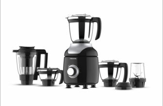 Butterfly Ziera Chrome with Tornado Blade 750 W Juicer Mixer Grinder(Zeira Chrome | 5 Jars | Black with Chrome)