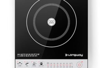 Longway Cruiser IC 2000 Watt Induction Cooktop with Auto Shut-Off & Over-Heat Protection With 8 Cooking Mode & BIS Approved | 2-Year Warranty | (Black)