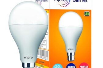 Wipro Garnet A60 Base B22D 20-Watt LED Bulb (White, Pack of 1)