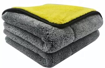 XML Microfiber Cleaning Cloths/Towels/Napkin 40x60cms 400 GSM (Pack of 2) Absorbent Kitchen Wipes Multi-Purpose Use for Home, Kitchen, Bathroom, Window, Car, Bike Cleaning Accessories Items