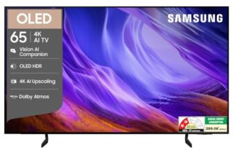 Samsung 65 inches OLED 4K Samsung Vision AI Smart TV QA65S85HAELXL