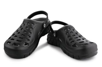 ACTION HyperLight Mens Ultralightweight Tracking-BlackDGrey-10 | Comfort | Premium | All Season | EVA Ortho Flip Flops For Men