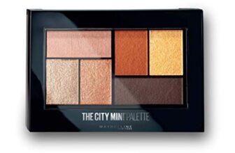 Maybelline New York Eyeshadow Palette, 6 Highly Blendable Shades, Sheer Finish, City Mini Palette, Brooklyn Orange, 6.4g