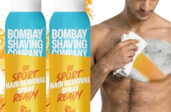 Bombay Shaving Company Sports Ready Hair Removal Spray – 200g | Refreshing Vitamin C charged painless hair removal | For Chest, underarms and legs | Hair Removal Cream Spray (Pack of 2)