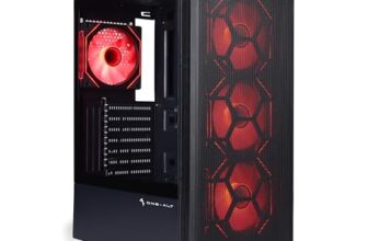 One-Alt’s A-PRIORI Mid-Tower SPCC Steel Gaming PC Case/PC Cabinet with 4X ARGB Infinity Mirror Fans