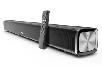 Mivi Nex 70 [New Launch] Wireless Bluetooth Soundbar, 70W Soundbar, 2,2 Channel Nex PowerStage Technology, Bluetooth v5.1, Signature Sound, Deep Bass, AUX USB Coaxial Inputs