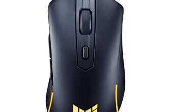 ASUS TUF Gaming M3 Gen II Gaming Mouse, Wired, 59g Lightweight, IP56 dust & Water Resistance, Antibacterial Guard, 8K DPI Optical Sensor, 6 Programmable Buttons, Teflon Mouse feet, Black