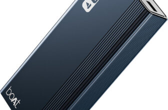 boAt 20000 mAh 22.5 W Compact Power Bank(Midnight Blue, Lithium-ion, Fast Charging, Quick Charge 3.0 for Mobile, Tablet, Earbuds)