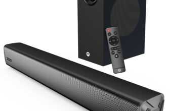 MOTOROLA AmphisoundX Vibe 80 W Bluetooth Soundbar(Black, 2.1 Channel)