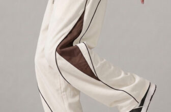 VEXUA Striped Men Beige Track Pants
