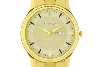 Titan Analog Gold Dial Men’s Watch-NM1650YM04 / NL1650YM04/NP1650YM04