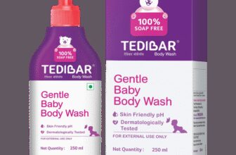 Tedi Gentle Soothing Moisturising Baby Body Wash | 100% Soap Free | Skin Friendly pH(250 ml)