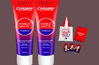 Colgate Visible White Purple Toothpaste Signed Gratitude Journal & Tote Bag Toothpaste(240 g)