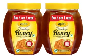 Apis Himalaya Honey, 1kg Each (Buy 1 Get 1 Free)| Pure | No Added Sugar or Adulteration