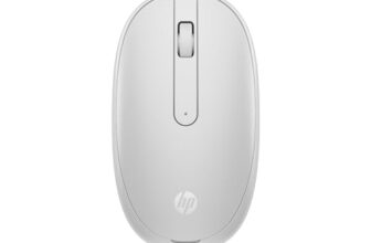 HP 240 Lunar White Bluetooth Mouse/Bluetooth® 5.1 connection/15 Month battery/1600 dpi Optical Sensor/Sleek and ambidextrous Design