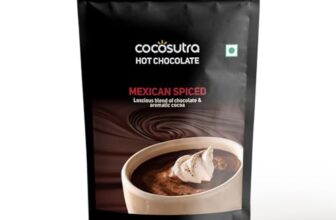 COCOSUTRA Mexican Spiced Hot Chocolate Mix | Enjoy hot or cold | 500 gm | Vegan Drinking Chocolate | Serves 25 Cups