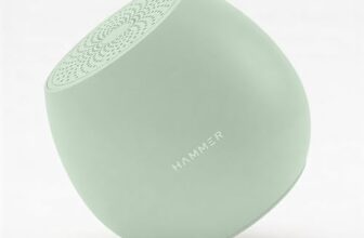HAMMER Drop X1 5W Bluetooth Speaker with Twin Pairing, Bluetooth v6.0, 32 Hours Playtime, 52mm Drivers (Green)