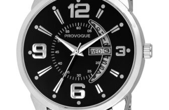 PROVOGUE Basic with Day and Date Display Basic with Day and Date Display Analog Watch  – For Men