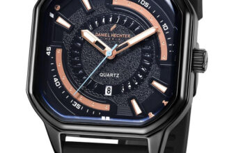 DANIEL HECHTER Model DHM1003 Modern Analog Watch for Men with Octagon dial and Silicon Band Analog Watch  – For Men