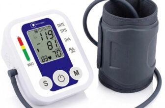 Accutrust Automatic Digital Blood Pressure Monitor Machine for Upper Arm with Large LCD Display, Heartbeat Detection & Memory Function Bp Monitor(Blue)