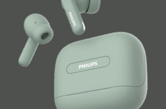 PHILIPS TAT1050GN Earbuds with ANC/ENC, 50H Playtime, 13mm Drivers, IPX5 Proof, BT v5.3 Bluetooth(Frosty Green, True Wireless)