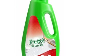 Amazon Brand – Presto! Tile Cleaner | 1 Litre | Pack of 1 | Removes Grease, Dirt & Tough Stains