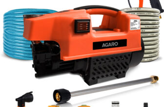 AGARO Supreme 1800 Watt, 120 Bar, 6.5L/Min Flow Rate, 8 Mtr Hose, Car & Bike, High Pressure Washer