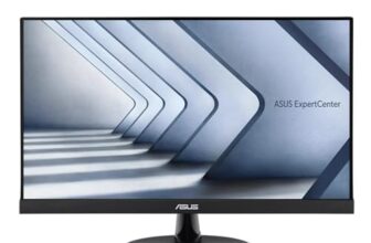 ASUS ExpertCenter C2221HF Monitor, 21.45″ (8.4cm), FHD (1920 x 1080), 100Hz Refresh Rate, Frameless Design, Flicker-Free, 8 Modes, 2.7 Kg, Black
