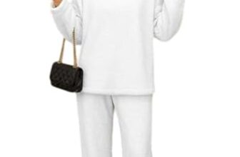 KOTTY Fleece Coord Set for Women – Stylish Winterwear (White,S)-KTYWINTERSET153S