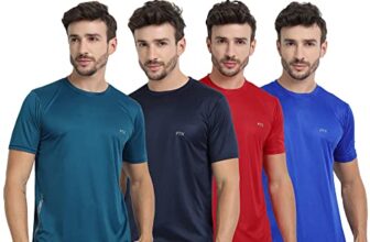 FTX Drifit Round Neck Half Sleeve Tshirt Pack of 4(723_1_4_5_6)_M
