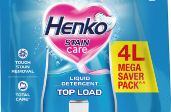 Henko Stain Care Detergent Liquid Top Load Liquid Detergent Fresh Liquid Detergent(4 L)