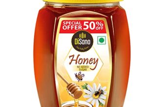 DiSano Honey 500g, Pure with No Sugar Added, Natural Immunity Booster, For Fitness & Health, Rich in Antioxidants & Minerals