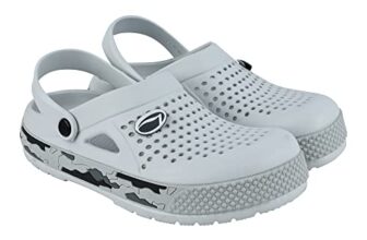 LANCER Mens Soft-Army Grey Clog – 10 UK (Soft-Army-W.GRY-10)