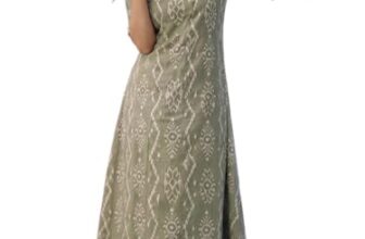 ANNI Designer Women’s Viscose Blend Printed A-Line Kurta with Palazzo for Women (RUPIKA Pista_M_Pista_M)