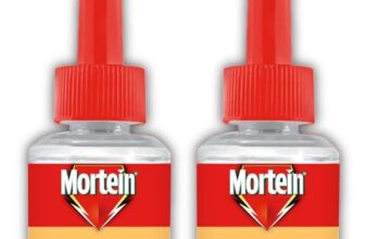 Mortein 45ml x 2, SmartPlus Mosquito Repellent Refill | Mosquito Repellent & Killer | 100% Protection from Dengue Mosquitoes, Pack of 2
