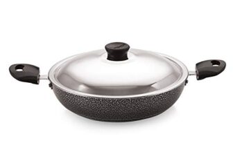 Anjali Diamond Classic Induction Kadai 2 LTR with S.S. Lid