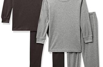 Amazon Brand – Symbol Unisex-Child Kids Thermal Underwear (JH-AW21-THSET_Multi 1_5-6 Years)