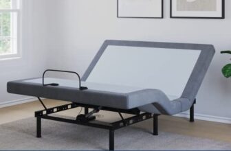 Nilkamal SLEEP Matrix Smart Remote Control King Bed, Electronic Bed Designed to Provide Customized Comfort, Anti-Snore & Zero Gravity Mode (Black & Grey, 78×72)