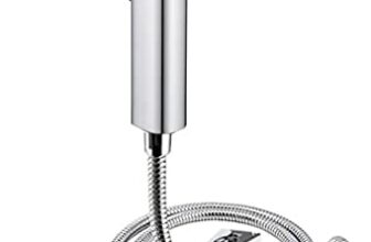 Aquieen ABS Health Faucet Set with 1 Meter SS 304 Shower Tube & Wall Hook (Zura Dual Flow)