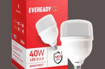 EVEREADY 40 W Flickering, Eye Safety Compliance Standard B22 LED Bulb(White)